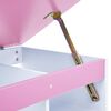 vidaXL Child Desk Pink and White Engineered Wood Medium Tiltable