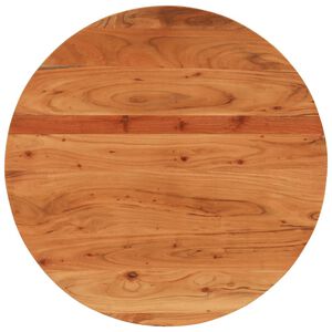vidaXL Table Top Natural Acacia Solid acacia wood 27.6 in Diameter
