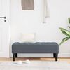 vidaXL Bench Dark gray 113 x 57 x 39 cm Velvet