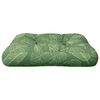 vidaXL Pallet Cushion Leaf Pattern 23.6"x24.2"x3.9" Oxford Fabric