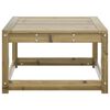 vidaXL Garden Footstool Natural Pine Treated Pine Wood 25.0 in Modular