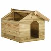 vidaXL Dog House Green Treated Pinewood Large Expandable Dog House