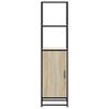 vidaXL Highboard Sonoma Oak Engineered Wood Slim Highboard Rectangular