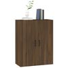 vidaXL Hanging Cabinet Brown oak Engineered wood 27.4x13.4x35.4 in