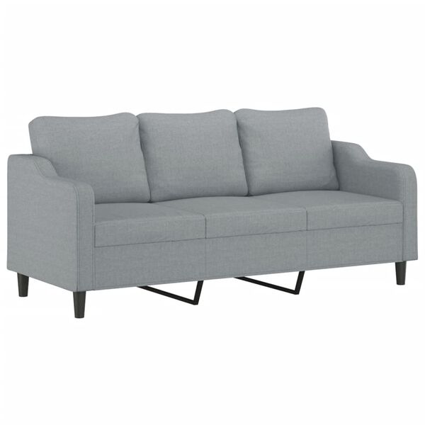 vidaXL Sofa Set Light Grey