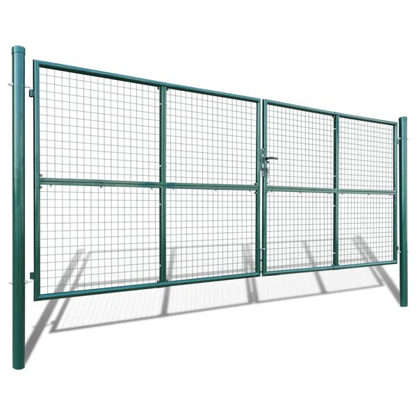 vidaXL Mesh Garden Gate 157.5x59.1"