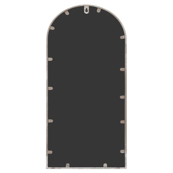 vidaXL Garden Mirror Sand Iron, Glass 27.6 x 11.8 in Decorative Inlays