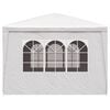 vidaXL Party Tent 9'10"x9'10" White