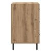 vidaXL Bedside Cabinet Artisan Oak 15.75 x 15.75 x 25.98 in