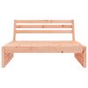 vidaXL Garden Middle Sofa Natural Wood Solid Douglas Fir wood Medium