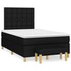vidaXL Box Spring Bed with Mattress Black, White