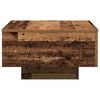 vidaXL Coffee Table Old Wood 21.65 x 21.65 x 12.20 in