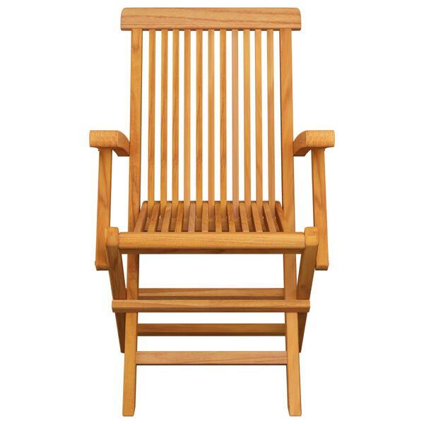 vidaXL Garden Chair Set of 6 Teak Solid teak wood Standard Foldable
