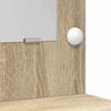 vidaXL Dressing Table Sonoma oak 78.5 x 41 x 135 cm Engineered wood