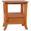 vidaXL Bedside Cabinet Solid Mahogany Wood