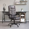 vidaXL Massage Office Chair Gray
