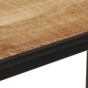 vidaXL Outdoor Bar Table Natural wood Solid mango wood Tall Durable