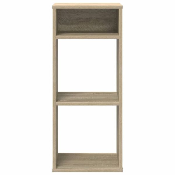 vidaXL Book Cabinet Sonoma Oak Engineered Wood Medium Book Cabinet