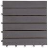 vidaXL Decking Tiles 30 pcs Gray Wash 11.8"x11.8" Solid Acacia Wood