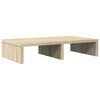 vidaXL Monitor Stand Sonoma Oak 19.7x10.6x3.9" Engineered Wood