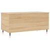 vidaXL Coffee Table Sonoma oak Engineered wood Medium Height-Adjustable
