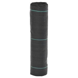 vidaXL Weed Membrane Black Polypropylene Medium UV-resistant materials