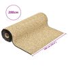 vidaXL Stone Liner Natural sand Nonwoven PP fleece, water-safe glue