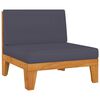 vidaXL Garden Lounge Set Dark Grey