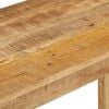 vidaXL Console Table Brown Rough mango wood 43.3 in x 13.8 in x 29.9 in
