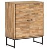 vidaXL Sideboard Natural Brown Reclaimed teak wood 23.6 x 11.8 x 29.5 in