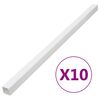 vidaXL Cable Trunking 3.9"x2.4" 32.8' PVC