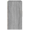 vidaXL Wall Cabinet Grey Sonoma Engineered Wood Medium Wall Cabinet