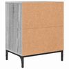 vidaXL Bedside Table Grey sonoma 49 x 36 x 61 cm Engineered wood
