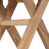 vidaXL Console Table Natural Wood Solid Mango Wood Medium Detachable