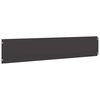 vidaXL Lawn Edgings 30 pcs Black 7.9x40.6" Cold-rolled Steel