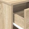 vidaXL Bedside Cabinet Sonoma Oak Engineered wood 15.7 x 13.4 x 19.7 in