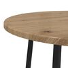 vidaXL Side Table Set 2 pcs Artisan Oak and Black 50 x 50 x 51 cm