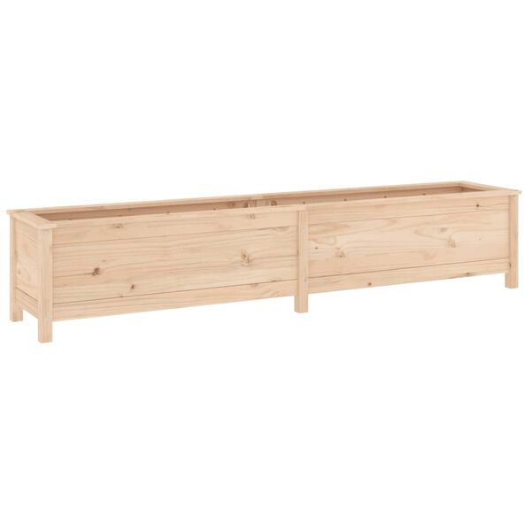 vidaXL Patio Raised Bed  199,5x40 x 15.4 " Solid Wood Pine