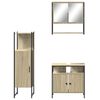 vidaXL Bathroom Furniture Set Sonoma Oak