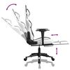 vidaXL Gaming Chair White and Black