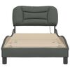 vidaXL Bed Frame Dark grey