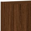 vidaXL TV Wall Cabinet Brown Oak 15.9x11.8x15.7" Engineered Wood