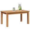 vidaXL Coffee Table Brown 27.56 x 15.75 x 14.17 in Solid Teak Wood
