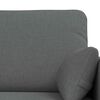 vidaXL Sofa 2 pcs Dark Grey