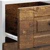 vidaXL Kitchen Base Cabinet Smoked Oak Engineered Wood Medium