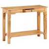 vidaXL Console Table Natural Acacia Solid Acacia Wood Console Table