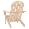 vidaXL Garden Chair Natural Fir Solid Fir Wood Standard Ergonomic
