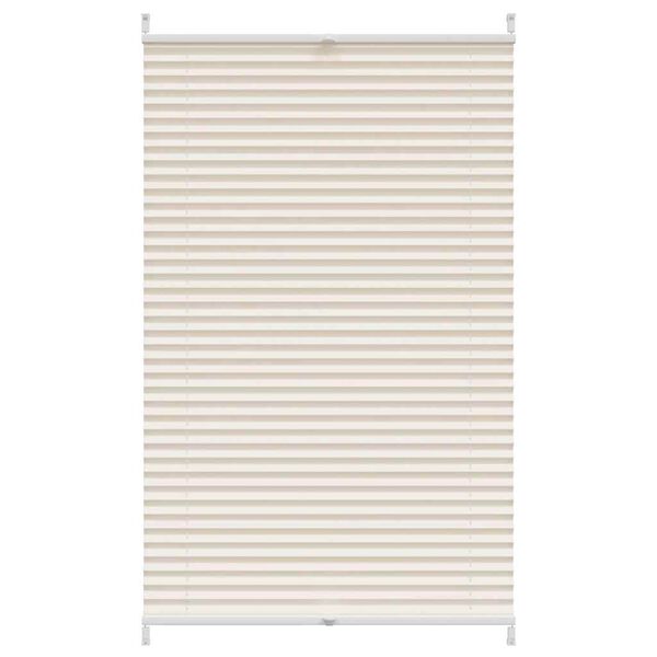 vidaXL Plisse Blind 27.6"x59.1" Creme
