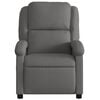 vidaXL Grey Massage Recliner Chair