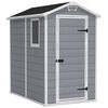 Keter Storage Shed Grey Polypropylene Compact Garden Shed Rectangular